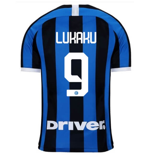 Maillot Football Inter Milan NO.9 Lukaku Domicile 2019-20 Bleu